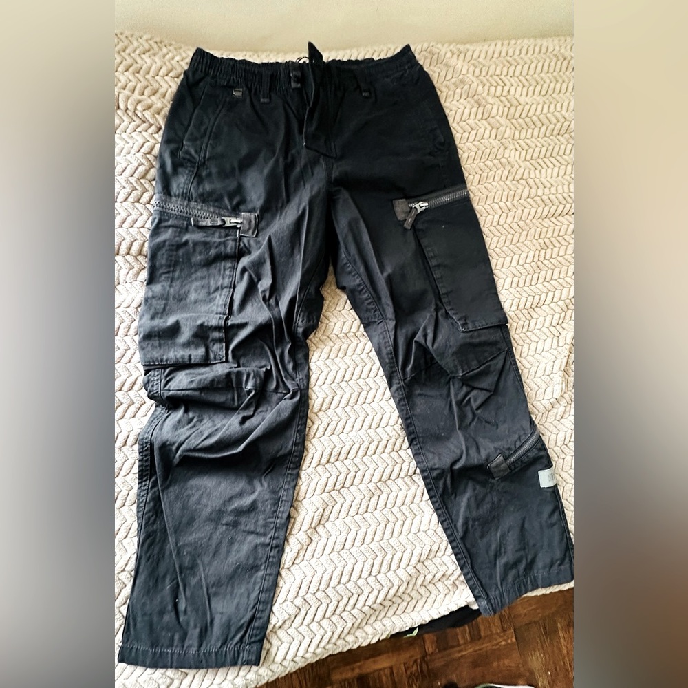 Men's Black Cargo Pants